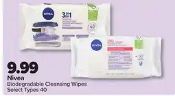 PharmaChoice Nivea Biodegradable Cleansing Wipes offer