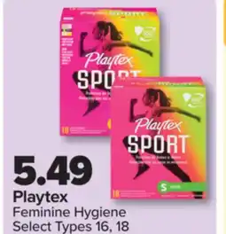 PharmaChoice Playtex Feminine Hygiene offer