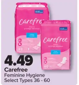 PharmaChoice Carefree Feminine Hygiene offer