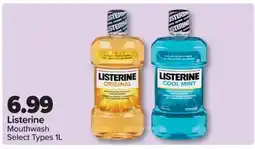 PharmaChoice Listerine Mouthwash offer