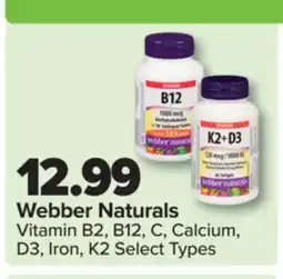 PharmaChoice Vitamin B2, B12, C, Calcium, D3, Iron, K2 offer