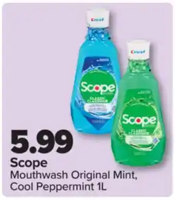 PharmaChoice Scope Mouthwash Original Mint, Cool Peppermint offer