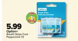 PharmaChoice Option+ Breath Strips Cool Peppermint 72 offer