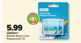 PharmaChoice Option+ Breath Strips Cool Peppermint 72 offer