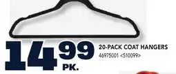 RONA 20-PACK COAT HANGERS offer