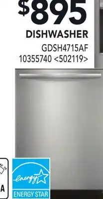 RONA FRIGIDAIRE DISHWASHER offer