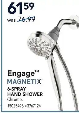 RONA MOEN Engage MAGNETIX 6-SPRAY HAND SHOWER offer