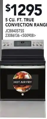 RONA GE 5 CU. FT. TRUE CONVECTION RANGE offer