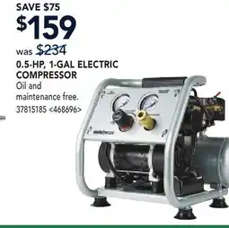 RONA 0.5-HP, 1-GAL ELECTRIC COMPRESSOR offer