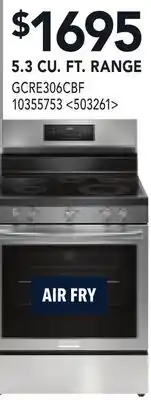RONA 5.3 CU. FT. RANGE offer