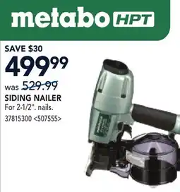 RONA SIDING NAILER offer