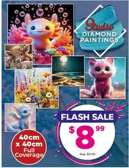 Showcase Studio DIAMOND PAINTINGS FLASH offer