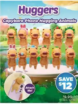 Showcase Huggers Capybara Phone Hugging Animals offer