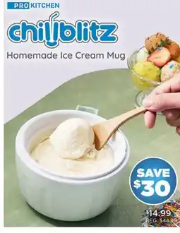 Showcase PRO KITCHEN Homemade Ice Cream Mug offer