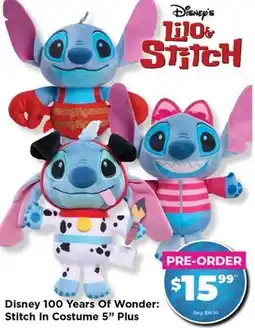 Showcase Disney 100 Years Of Wonder: Stitch In Costume 5 Plus offer