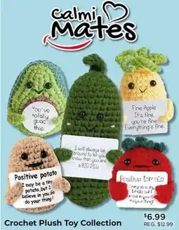 Showcase Calmi Mates Crochet Plush Toy Collection offer