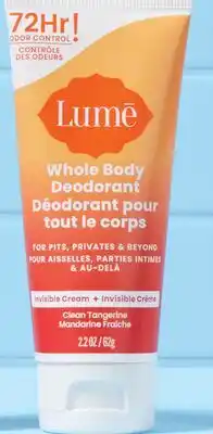 Walmart Lume Whole Body Deodorant offer