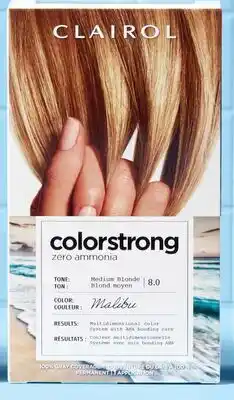 Walmart Clairol ColorStrong hair colour offer