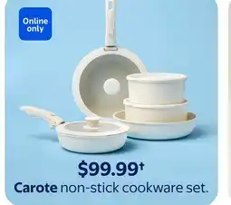 Walmart Carote non-stick cookware set offer