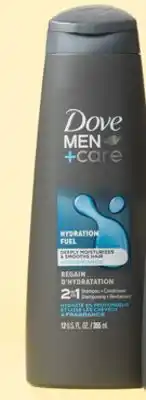 Walmart Dove Men+Care 2-in-1 shampoo and conditioner offer