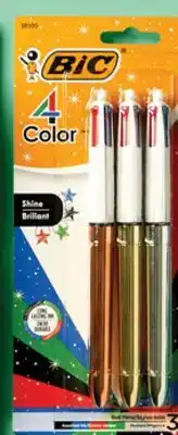Walmart BIC 4-colour retractable ball pens offer