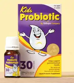 Walmart Kids' Ddrops Probiotic Drops offer