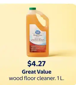 Walmart Great Value Wood Floor Cleaner offer