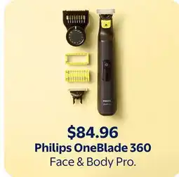 Walmart Philips OneBlade 360 Face & Body Pro offer