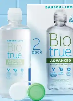 Walmart Biotrue Advanced Contact Lens Solution offer