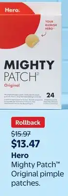Walmart Hero Mighty Patch Original pimple patches offer