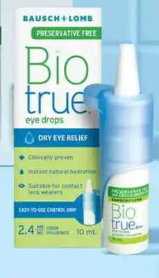 Walmart Biotrue Eye Drops offer
