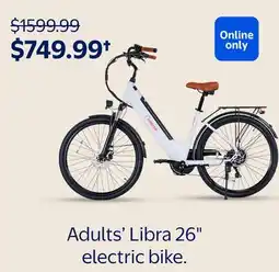 Walmart Adults' Libra 26 electric bike offer