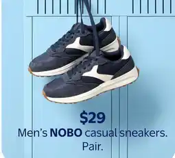 Walmart Men's NOBO casual sneakers offer