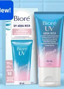 Walmart Bioré UV Aqua Rich Weightless Moisturizers SPF 30 and SPF5O offer