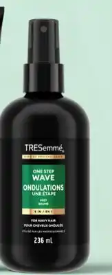 Walmart TRESemmé One Step wave defining mist offer
