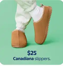 Walmart Canadiana slippers offer