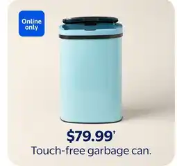 Walmart Touch-free garbage can offer