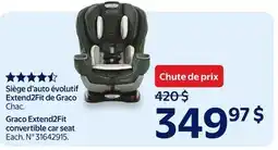 Walmart Graco Extend2Fit convertible car seat offer