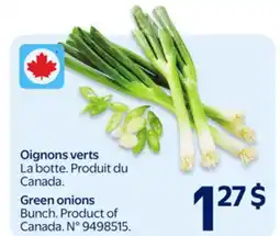 Walmart Green onions offer