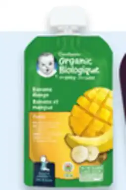 Walmart Gerber or Baby Gourmet jar or pouch purees offer