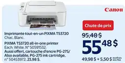 Walmart Canon PIXMA TS3720 all-in-one printer offer