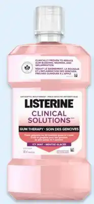 Walmart Listerine Clinical Solutions Gum Therapy mouthwash offer