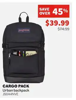 Sports Experts JANSPORT Cargo Pack Urban backpack offer