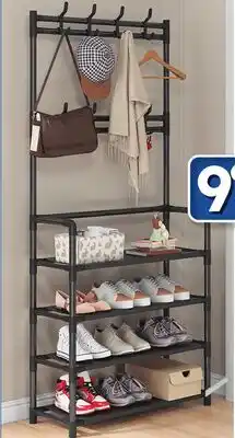 Rossy Coat rack with shelves offer