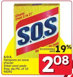 Rossy Steel wool pads offer