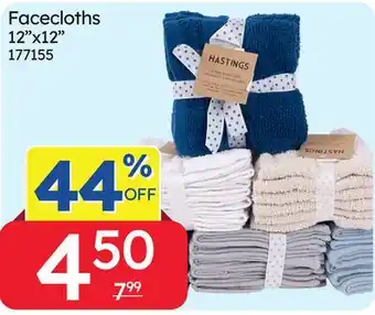 Rossy Facecloths offer