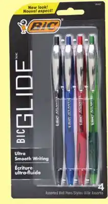 Rossy BIC GLIDE Asst. ballpoint pens offer