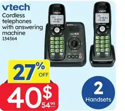 Rossy vtech Cordless telephones with answering machine offer