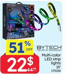 Rossy Multi-color LED strip lights offer