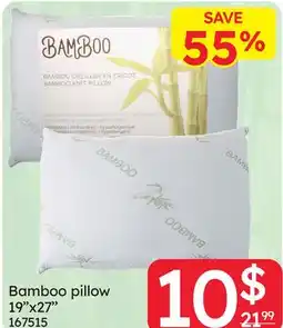 Rossy Bamboo pillow offer